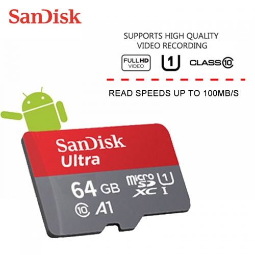 Carte mémoire SanDisk Micro SD Carte mémoire 16 Go 32 Go 64 Go 128 Go MicroSD Uitra C10 TF