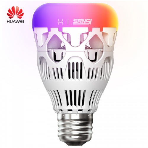 Huawei SANSI Smart LED Ampoule Coloré 800 Lumens 10W E27 Citron Smart Lampe RGB Veilleuse Huawei Smart Home APP Contrôle Romote