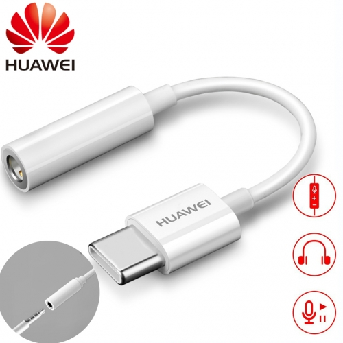 HUAWEI USB Type C à 3.5mm Prise d'écouteur Adaptateur de câble audio Écouteur