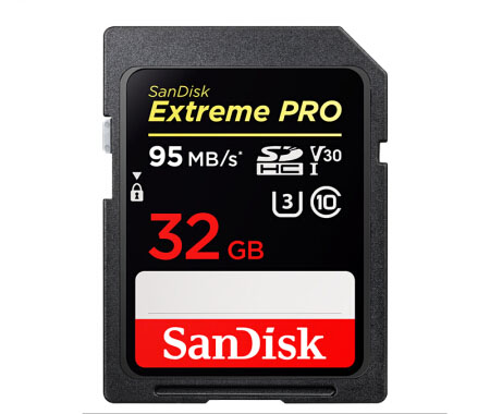 Carte mémoire SD SanDisk U3 C10 V30 4K Ultra HD 32G 64G 128G 256G 512G 1To