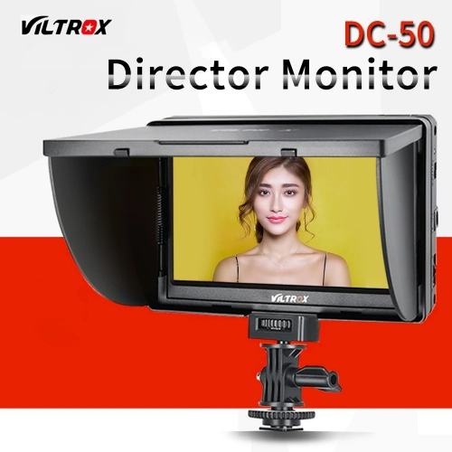 Viltrox 5'' LCD Moniteur DC-50 clipser HD 800 x 480 pixels pour Canon  Nikon Sony A9 a7II A7SII A6500