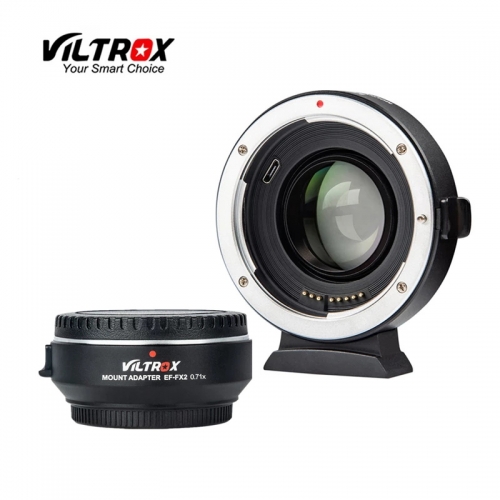 Viltrox EF-FX2 mise au point automatique 0.71X réducteur de vitesse Booster adaptateur d'objectif AF pour objectif Canon EF Fuji appareil photo