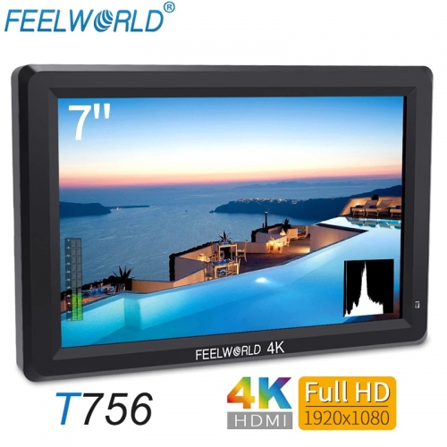 Feelworld 7 pouces IPS 1920x1200 4K moniteur HDMI caméra vidéo moniteur de terrain pour reflex numérique Canon Nikon Sony ZHIYUN T756