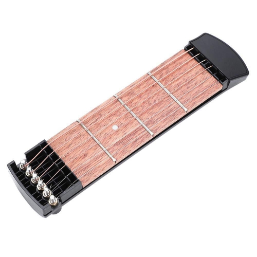 Guitare de poche portable 6 cordes 4 frettes