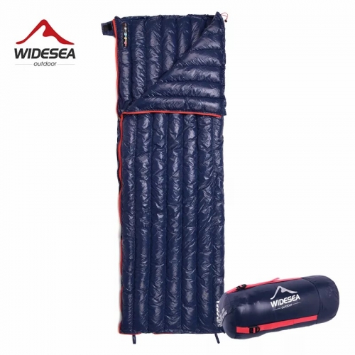 Widesea Camping sac de couchage ultra-léger vers le bas sac paresseux imperméable sac de rangement portable Compression sac de sommeil sac d'articles