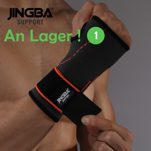 JINGBA SUPPORT – Mitaines de protection pour la boxe,1 gant protecteur de haute qualité pour le sport, haltérophilie, soutien pour le poignet,
