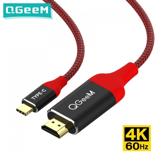 Câble USB C vers HDMI 4K 60Hz Adaptateur USB Type C vers HDMI Convertisseur USB-C HDMI pour MacBook Huawei Samsung