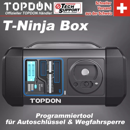 TOPDON T-Ninja Box outil de programmation pour les clés de voiture et le système d'immobilisation