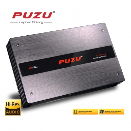 PUZU PZ-X6800S 6ch à 10ch Processeur DSP audio de voiture Premium intégré dans l'amplificateur 8ch puissance de sortie 500W RMS application et contrôl