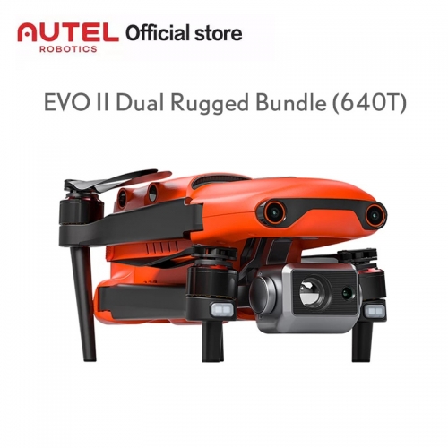 Autel Robotics EVO II Dual 640T Bundle robuste V2 8K HD Enregistrement vidéo 3 axes Gimbal 7100mAh RC Drone