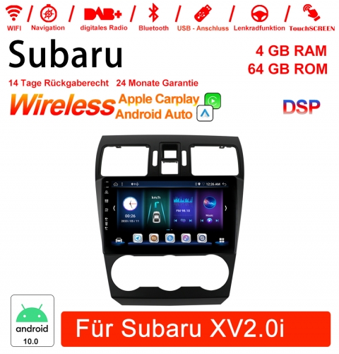 9 pouces Android 10.0 autoradio / multimédia 4GB RAM 64GB ROM pour Subaru XV2.0i intégré Carplay / Android Auto